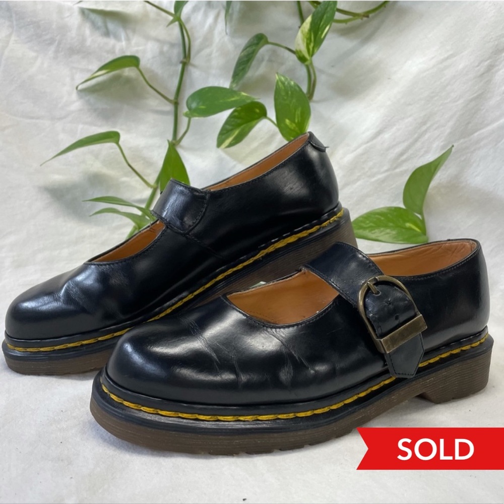 Double Stitching Vintage MIE Dr. Martens Mary Jane